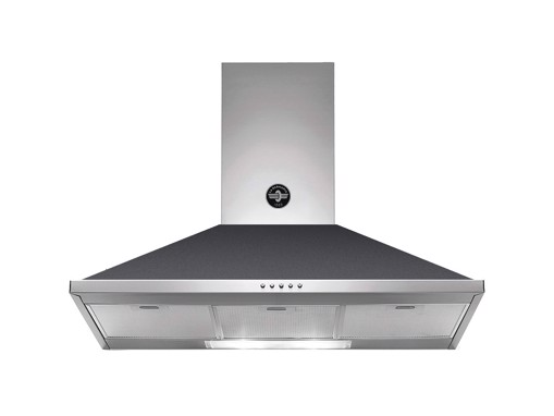 Bertazzoni La Germania KPL90PLAG1NEA cappa aspirante Cappa aspirante a parete Nero 600 m³/h