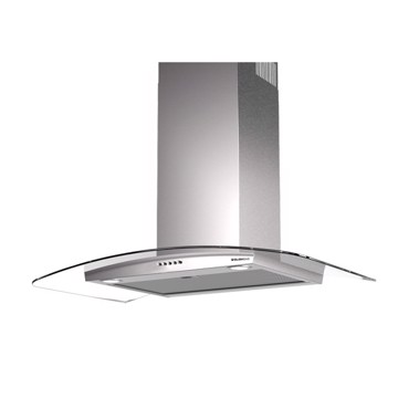 Cappa 90 cm inox led filtro carbone