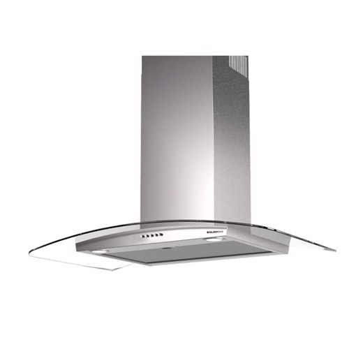 Glem Gas GHS973IX cappa aspirante Cappa aspirante a parete Acciaio inox 650 m³/h