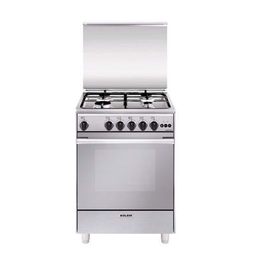Glem Gas U654VI cucina Elettrico/Gas Acciaio inox