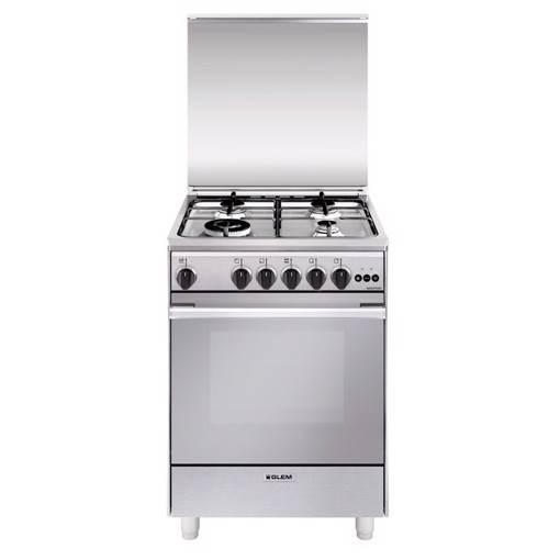 Glem Gas U664VI cucina Elettrico/Gas Acciaio inox