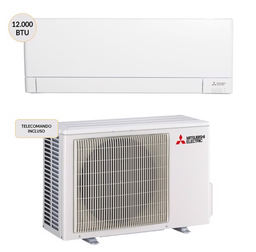 Mitsubishi Electric MUZAY35VG + MSZAY35VGK Climatizzatore MONO split system Bianco 12000 btu Wi-Fi