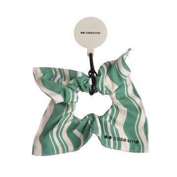 Case & Me CMFABRICELBRACGNI Scrunchy porta smartphone verde