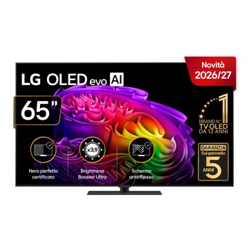 Televisore oled 65" uhd hdr10 t2/s2,4h,3u,a11,3,os26,ai,pc