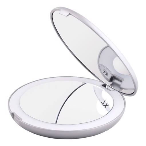 Beauty Touch Specchio luminoso da viaggio doppio specchio 7x/1x