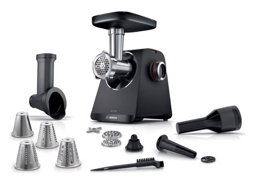 Bosch Serie 4 MFWS440B , Tritacarne, MultiPower, 1900 W, Nero