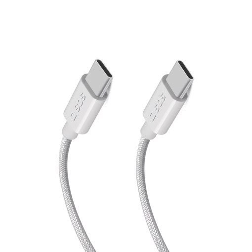 SBS TECABLETISSUE2G cavo USB 2 m USB C 60 W Grigio