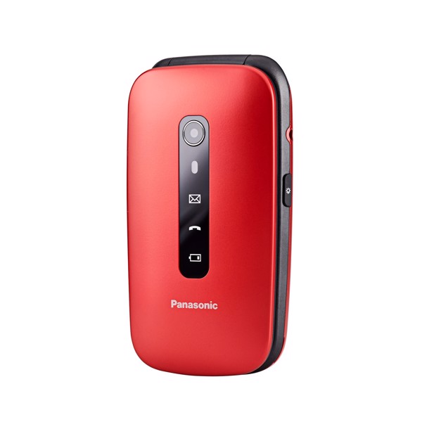 Panasonic Rosso Telefono Cellulare 4G Kx-Tu550