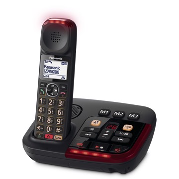 Telefono cordless + segreteria slow audio vivavoce 50mem ill