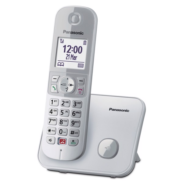 Panasonic Argento Telefono Cordless Digitale