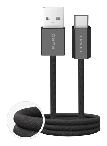 PURO PUCAC10WFABK415MTBLK cavo USB USB 2.0 1,5 m USB A USB C Nero