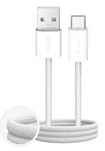 PURO PUCAC10WFABK415MTWHI cavo USB USB 2.0 1,5 m USB A USB C Bianco