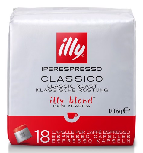 Illy 18 Caffè in Capsule Iperespresso tostato CLASSICO