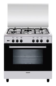 Cucina 80x50 inox h85 l80 p50 timer