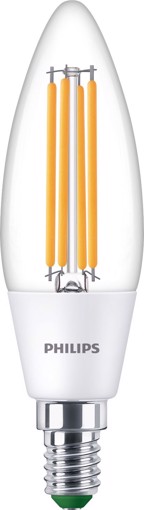 Philips Lampadina candela trasparente a filamento 40 W B35 E14