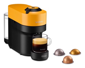 Macchina caffe'nespresso vertu vertuo pop gialla