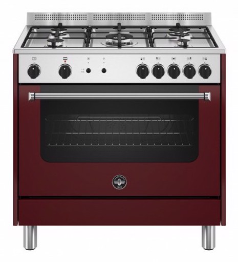 Bertazzoni La Germania Americana AMN965GVIV24 cucina Elettrico/Gas Gas Rosso