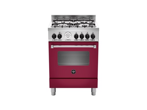 Bertazzoni La Germania Americana AMN664GVIT cucina Gas Combi Rosso