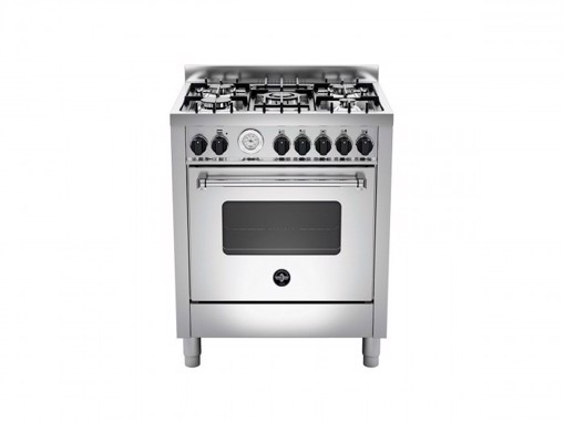 Bertazzoni La Germania Americana AMN765GXT cucina Elettrico/Gas Gas Acciaio inox
