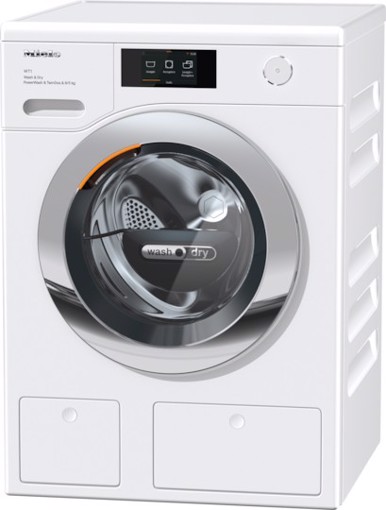 Miele WTR860 WPM PWash & TDos 8/5 kg lavasciuga Libera installazione Caricamento frontale Bianco