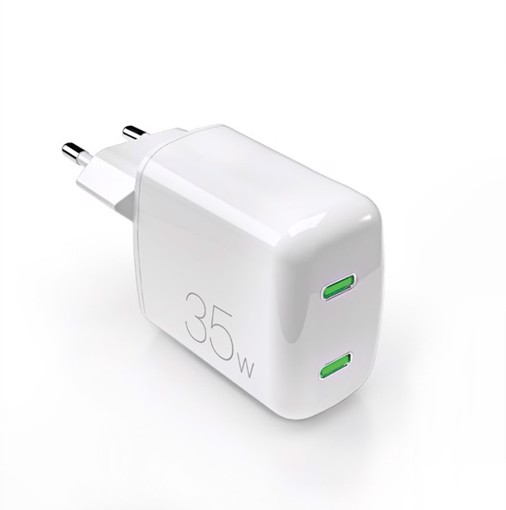PURO PUFCUSBCC35WGWHI Computer portatile, Smartphone, Tablet Bianco AC Ricarica rapida Interno
