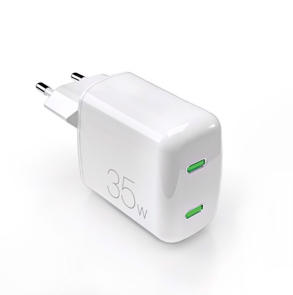 Puro Bianco Pufcusbcc35wgwhi Computer Portatile, Smartphone, Tablet Ac Ricarica Rapida Interno