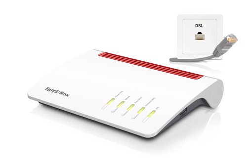 Box FRITZ! 7590 router wireless Gigabit Ethernet Dual-band (2.4 GHz/5 GHz) Bianco