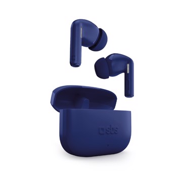 Auricolare in ear spike twin blu