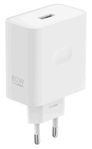 OPPO Caricabatterie SUPERVOOC 80W. Caricatore a Ricarica Rapida USB-A ad una Porta da 80W