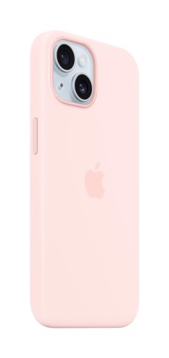 Apple Custodia MagSafe in silicone per iPhone 15 - Rosa confetto