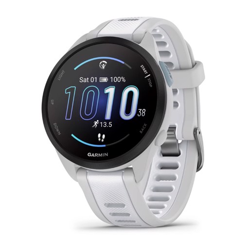 Garmin Forerunner 165 3,05 cm (1.2") AMOLED 43 mm Digitale 390 x 390 Pixel Touch screen Grigio GPS (satellitare)