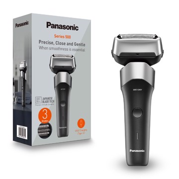 Rasoio 3 lame ricaricabile wet&dry 9000 giri batt.litio