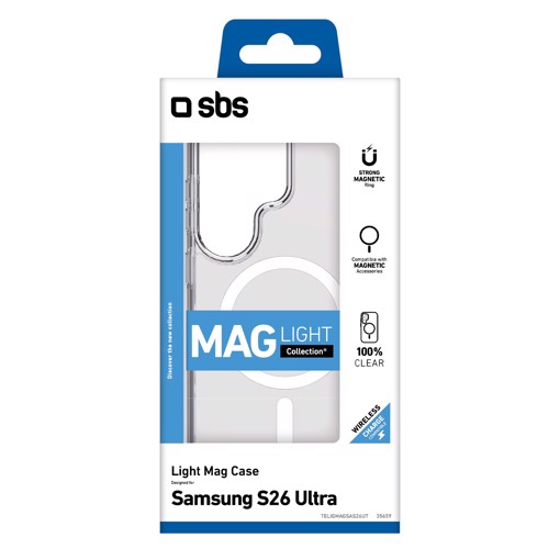 SBS TELIGMAGSAS26UT custodia per cellulare 17,5 cm (6.9") Cover Trasparente