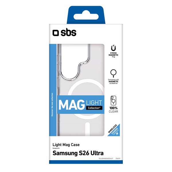 Sbs Teligmagsas26ut Custodia Per Cellulare 17,5 Cm (6.9") Cover Trasparente