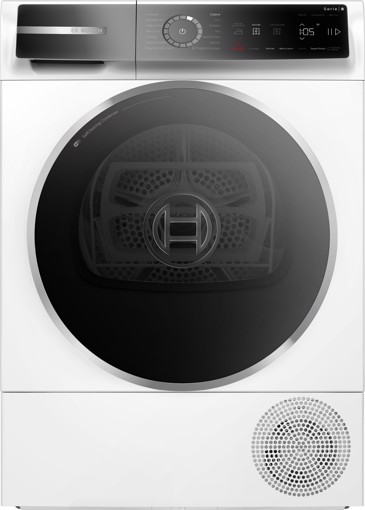 Bosch Serie 8 WQB246D0II asciugatrice Libera installazione Caricamento frontale 9 kg Bianco