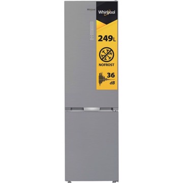Frigorifero combinato inox h203,5 l59,5 p66,3