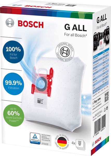 Siemens Bianco 17000940 Accessorio E Ricambio Per Aspirapolvere Sacchetto Per La Polvere Aspiratore A Cilindro