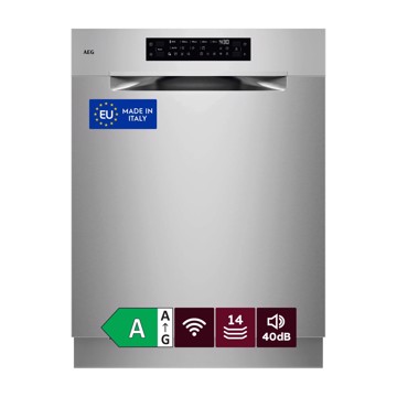 Lavastoviglie seminc.inox 14c 14c h82-88 l60 p60 autoopen