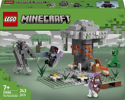 LEGO Minecraft 21586 Giardino Pallido, Bioma in Miniatura con Minifigure e Mob, Regalo per Gamer, Bambini e Bambine 7+ Anni