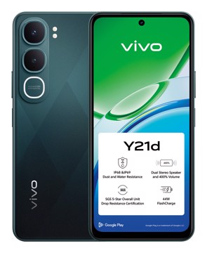 Smartphone vivo y21d 4/256 gre 4g 6.68 8c xxx 4/256 50+5