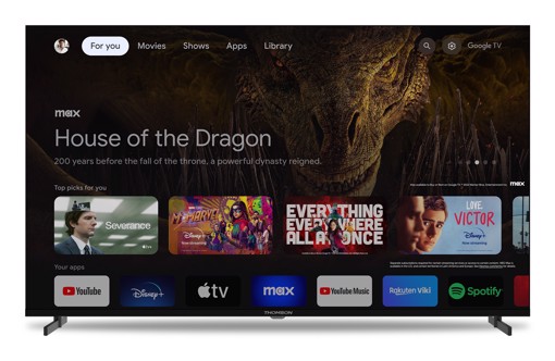 Thomson G63 Series 50UG4S14 TV 127 cm (50") 4K Ultra HD Smart TV Wi-Fi Nero