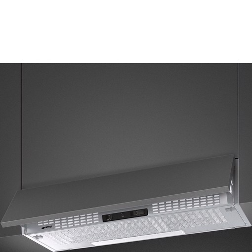 Smeg KSEIR92SE2 cappa aspirante Semintegrato (semincassato) Argento 225 m³/h