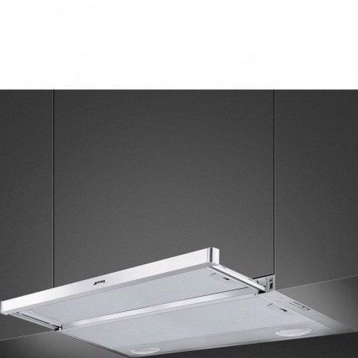 Smeg KSET91E2 cappa aspirante Semintegrato (semincassato) Argento 310 m³/h