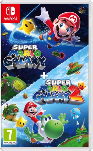 Nintendo Super Mario Galaxy + Super Mario Galaxy 2 Tedesca, DUT, Inglese, ESP, Francese, ITA, Giapponese, Coreano, Portoghese Nintendo Switch
