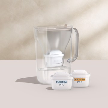 Caraffa style essential 2.4l con filtro limescale