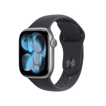 Apple watch series 11gps + ce case with black sport band