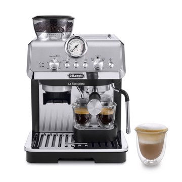 Macchina caffe' con macinacaff 15 bar 2 ricette compatta