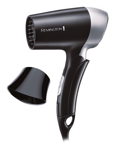 Remington D2400 asciuga capelli 1400 W Nero, Argento