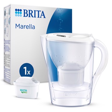 Caraffa filtrante 2.4 lt bianca mxpro