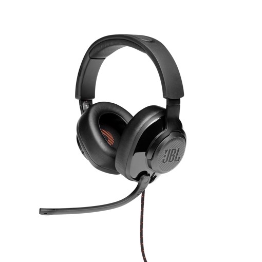 JBL Quantum 200 Cuffie Gaming Over-Ear con Filo, Nero
